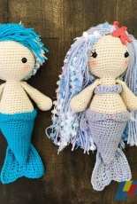 Pullupaloop Crochet - Caspian and Cordelia the Merfolk - Free