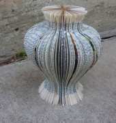 sculptured book-vase