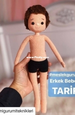 Amigurumi Teknikleri - Hobinoktam - Boy doll - Turkish - Free