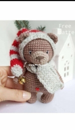 Polinkowy Zakatek- Christmas Bear- Free