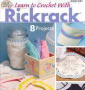 American School of Needlework 1371 Learn To Crochet With Rickrack