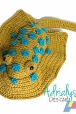 Adrialys Handmade Creations - Adriana Aguirre - Santino the Blue-Spotted Stingray