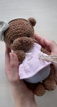 Funny Rabbit Toys - Daria Toys - Mishuta Shop - Alena / Daria Konurkina - Teddy Bear Mi-Mi in clothes