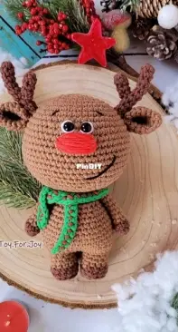 Soft Toy for Joy - Beata Kuchnia - Spencer the Reindeer
