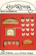 The Artists Collection HeartStrings AC-22 - Hearts and HollyBerries
