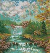 Alisa 3-09 Mountain waterfall