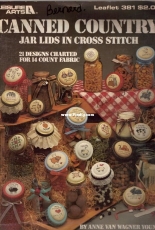 Leisure Arts Leaflet 381 - Canned Country Jar Lids