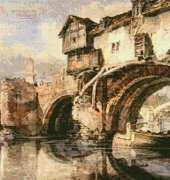Artecy Cross Stitch - Welsh Bridge at Shrewsbury Joseph Mallord William Turner