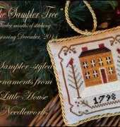 Little House Needleworks LHN - Sampler Tree Ornaments N°1 TST 01 - Old Colonial