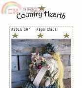 Deena's Country Hearth - #101E  19" Papa Claus