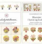 Haandarbejdets Fremme - Gerda Bengtsson - Flowers in baskets and pots / Blomster i kurve og krukker / Blumen in Topfen und Korben
