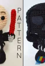 Bunnies and Yarn -Michelle Alvarez- Darth Vader Inspired Crochet Pattern