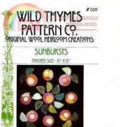 Wild Thymes Pattern - #009-Sunbursts