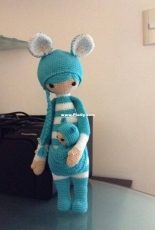 Amigurumis by Petus- Petus Ochoa- Bunny and Kangaroo Doll- Spanish