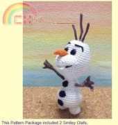 Like Crochet  - Smiley Olaf of Frozen
