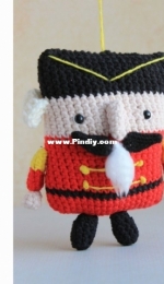 Pam Pino Design - Nazeli Mkrtchyan-Tadevosyan - Crochet Christmas Nutcracker Ornament