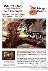 The Stitching Studio by Sue Coleman - Raccoons
