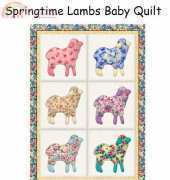 Mary Graham-Springtime Lambs Baby Quilt 2000