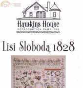 Hawkins House - Lisi Sloboda 1828 Sampler