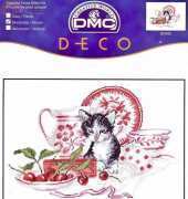 DMC BK885 Deco - The Kitten & Cherries