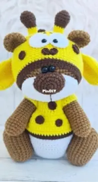 Crochet Wonders Design - Crochet Funny Bear - Olga Kurchenko - Outfit Giraffe for Bear - English, German and Spanish