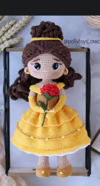 Polly Toys Crochet - Dasha Lobacheva - Belle The Beauty