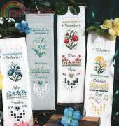 The Victoria Sampler December Birthday Bellpull