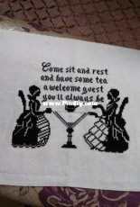 A little woman's afternoon tea