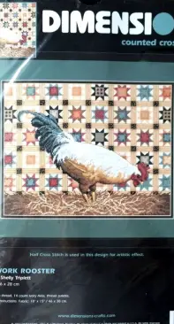Dimensions - 35095 Patchwork Rooster XSD