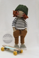 CAROcreated Design - Carola Herbst - Doll Sverre - English - Dutch - French - German