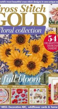 Cross Stitch Gold - Floral Collection - 2023