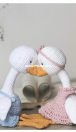 Crochet Toys Basket - Olga Lukoshkina - Newborn Goose