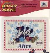 DMC BL468/70 Mickey Mouse - First Name Sampler