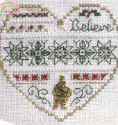 The Victoria Sampler Learning Collection Level 3 Blackwork BCS 3-4 - Believe