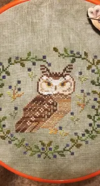 100 OWLS  by Owl Forest Embroidery