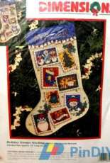 Dimensions 8522 - Holiday Stamps Stocking XSD