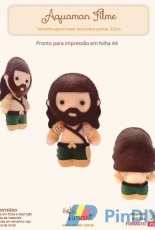 Timart - Fátima Barbosa - Aquaman Filme - Felt - Portuguese