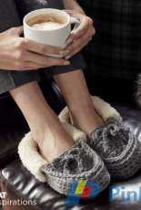 Yarnspirations - Bernat - Crochet Family Moccasins - Free