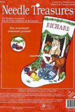 Needle Treasures (JCA) - 08521 No Peeking Stocking