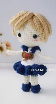 Pigami Crochet - Ý Nhi Nguyễn - Sailor Outer Scouts - Haruka Tenou-Amara - Sailor Uranus