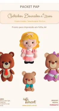 Timart - Fatima Barbosa - Goldilocks and Bears - Cachinhos Dourados e Ursos - Portuguese