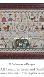 Creative Poppy - Barbara Ana Designs BAN242-102015 All Creatures Great and Small XSD