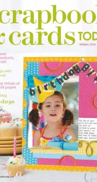 Scrapbook and Cards Today  Issue 17 Spring 2010