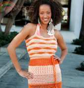Double Stitch Twins - Erika and Monika Simmons - Dreamsicle Apron Top - Free