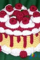 Four Bees Designs - Deborah Ross - Raspberry Caramel Treasure Cake