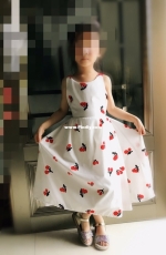 Girl's cherry dress