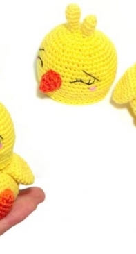 Mispeltoy Crochet - Kenzi Noe - Chick Easter Jar - ENGLISH