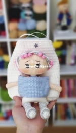 Sihirli Halka - Burcu Bülbül - Gülbeşeker Doll in Bag - Turkish