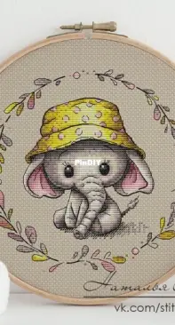 Baby Elephant by Natalia Yurkevich