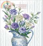 Bouquet aux Lysanthiums from DFEA Carnet de Broderie 5 XSD